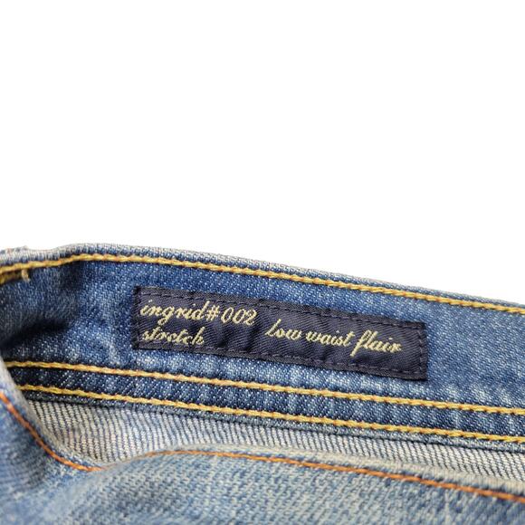 COH Citizen of Humanity Ingrid #002 Stretch Low Waist Flare Womens Jeans Size 29 - Picture 8 of 13